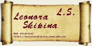 Leonora Škipina vizit kartica
